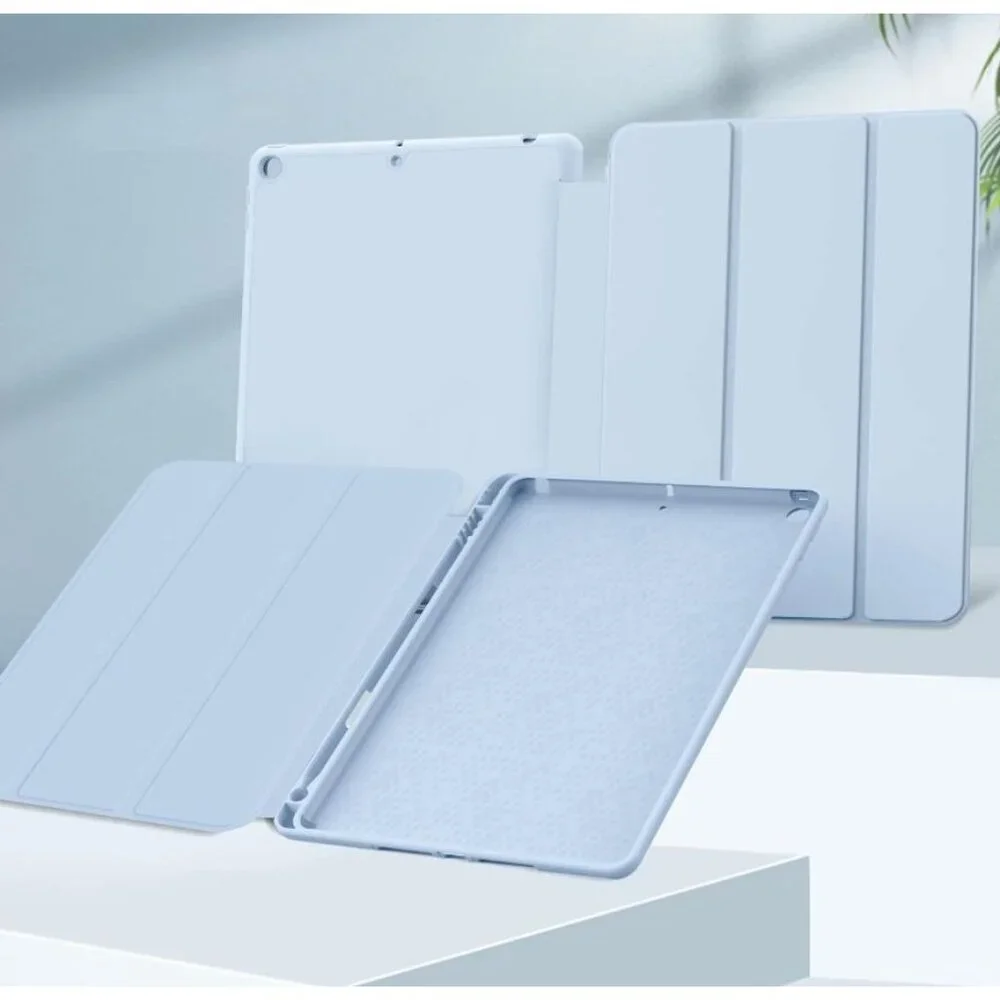 JKSML Protective Case with Pencil Holder for iPad 9/8/7 10.2 Inch, Auto Sleep/Wa
